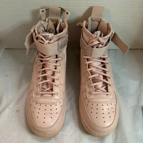 Nike SF Air Force 1 Mid Boys Size 5Y Pale Pink - Picture 3 of 16